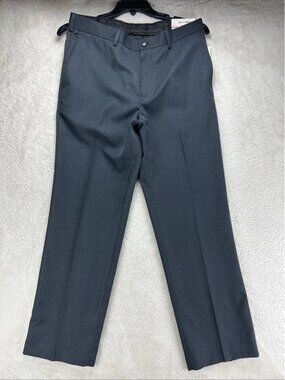 Axist Dress Pants Men 29x34 Charcoal Straight Chino Casual Office Work NWT